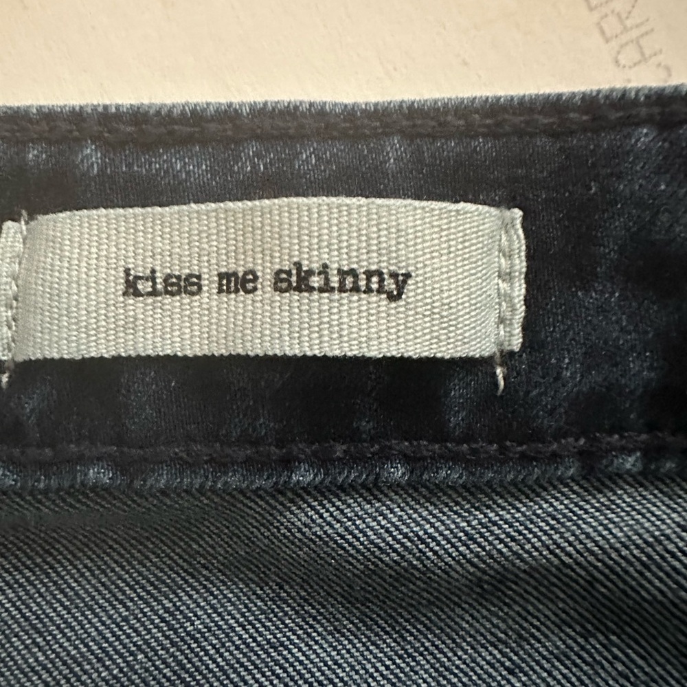 Jessica Simpson Blue Skinny Jeans with Gradient Wash - Picture 5 of 5